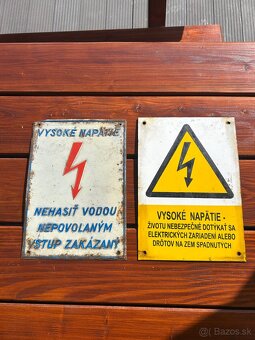 Plechové tabule Vysoké napätie - 2