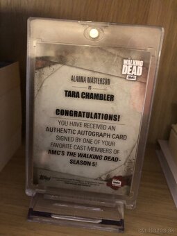 karticka s podpisom Walking dead - 2