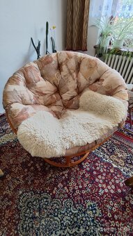 Ratanove kreslo - lenoska - 2