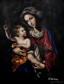 Giuseppe Odierna – Madona s dieťaťom, certifikát - 2