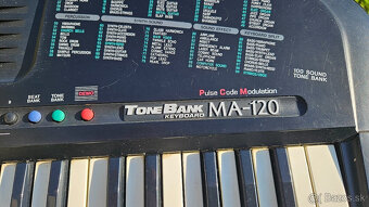 Detské mini klávesy CASIO MA-120 - 2