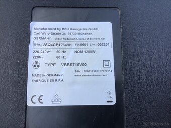 Vysavač Siemens - 2