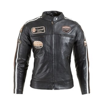 Dámska kožená moto bunda W-TEC Sheawen Lady Black, veľkosť X - 2
