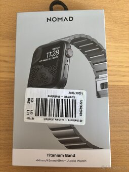 Nomad Titanium remienok na hodinky Apple - 2