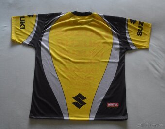 Suzuki kvalitné tričko triko žlte cierne - 2