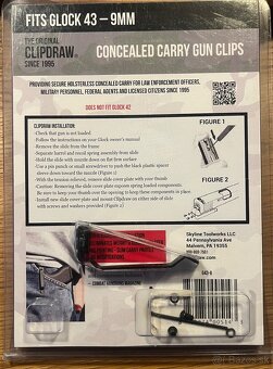 Predam klip na Glock 43, 43X, 48 - 2