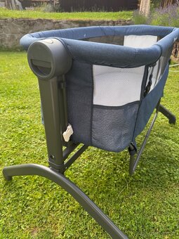 Kinderkraft Detská prídavná postieľka 2v1, Bea - jeans - 2