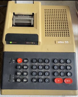 RETRO elektrické kalkulačky CASIO a ELKA - 2