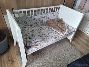 detská postieľka s odnímateľným bokom - 2