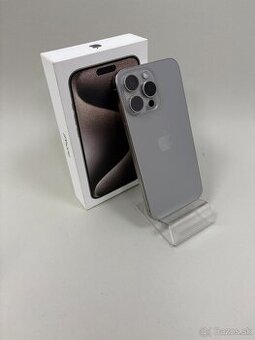 Apple iPhone 15 PRO MAX 256GB Natural Titanium-Batéria 100% - 2
