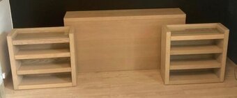 IKEA Malm záhlavie za posteľ - drevené (DUB - 2