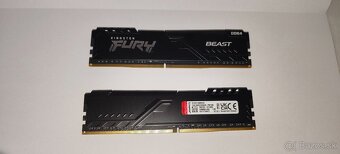 Predám Kingston Fury Beast 32GB (2x16) DDR4 3200MT/s - 2