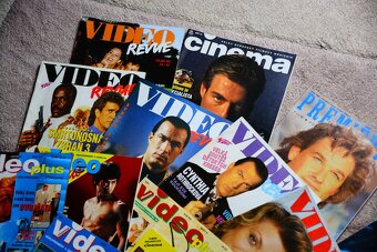 Konvolut film. časopisů -CINEMA, VIDEO PLUS, VIDEO REVUE... - 2