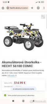 Detská elektrická štvorkolka - 2