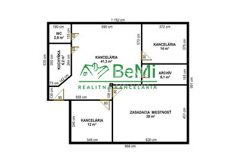 Prenájom, komerčný priestor - Zlaté Moravce (1201-26-AFI) - 2