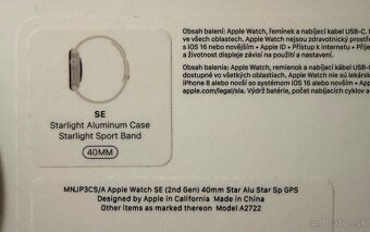 Apple watch SE 2 generácia 40mm - 2