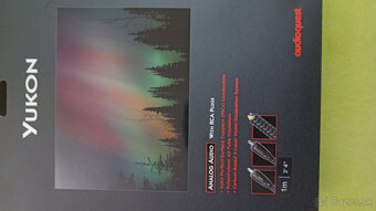 Audioquest Yukon, RCA kábel - 2