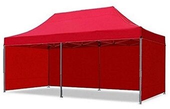 Nožnicový skladaci stan 6x3m s bočnou plachtou - 2