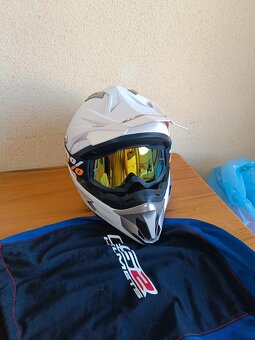 Predám LS2 MX433 prilbu s novými okuliarmi - 2