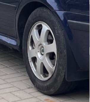 5x100 R15 + zimné pneu 195/65R15 - 2