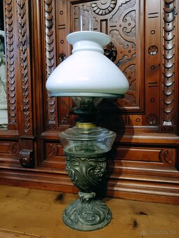 Starožitná petrolejová lampa - 2