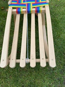 Detské drevené sánky - 2