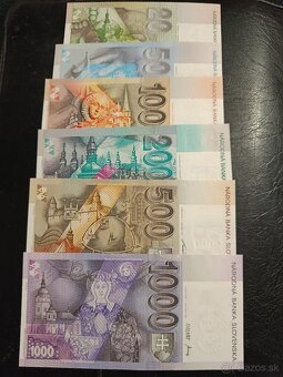 Bimilenium bankovky sada - 2