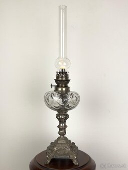 Stolova petrolejka s kovu - 2