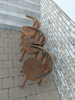 Stolicky thonet 3 kus - 2