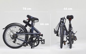 Oxylane skladací bicykel - 2