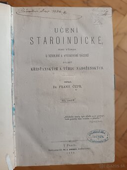 František Čupr - Učení staroindické - 2