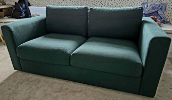 Sedačka Ikea Vimle, 3 miestna s ležadlom (zelená) - 2