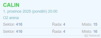 Calin 1.12.2025 Praha - 2