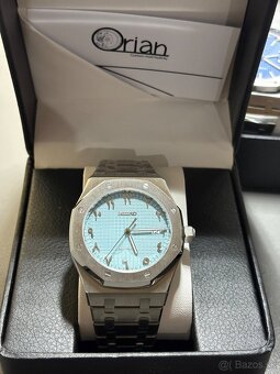 Orian - Seiko Mod Royal oak Tiffany blue arab.num. - 2