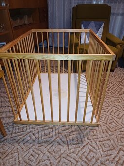 Detská drevená ohrádka - 2