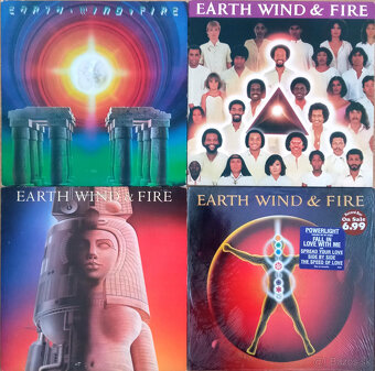 Kolekcia vinylových LP skupiny Earth, Wind & Fire - 2
