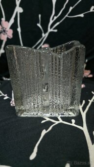 Masívna váza z ľadového skla – Švédsko - 2