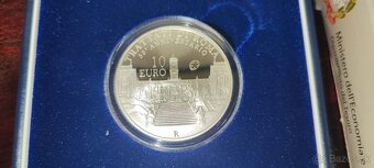 strieborná Talianska minca z roku 2007, proof, 50te výročie - 2
