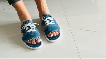 Džínsové šlapky - 2