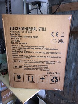 Destilačný prístroj 50 l , 2800W - 2