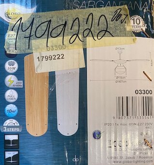 Predám stropné svetlo s ventilátorom - 2