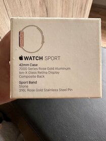 Apple Watch 3 sport rose gold 42 - 2