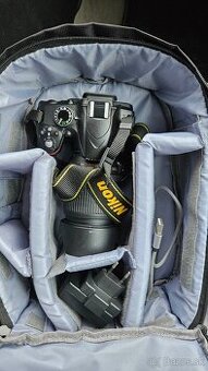 Nikon d3200 18-105 VR s taškou a stativom - 2