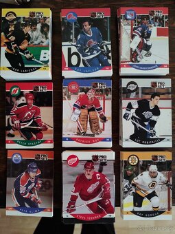Predám hokejové kartičky Proset 90/91 set - 2