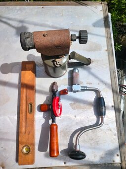 Stare náradie Jarné upratovanie Vrták Vodováha Let lampa - 2