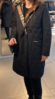 Burberry kabát M / quilted nylon parka - 2