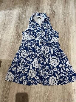 azurove zara saty - 2
