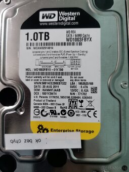 Kvalitné, bezchybné 3.5" HDD Western Digital 1 TB a 4 TB - 2