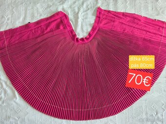 Stary kroj ROZNE SUKNE PLISOVANÉ - 2