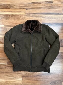 Pánska shearling bombera 100% sheepskin - 2